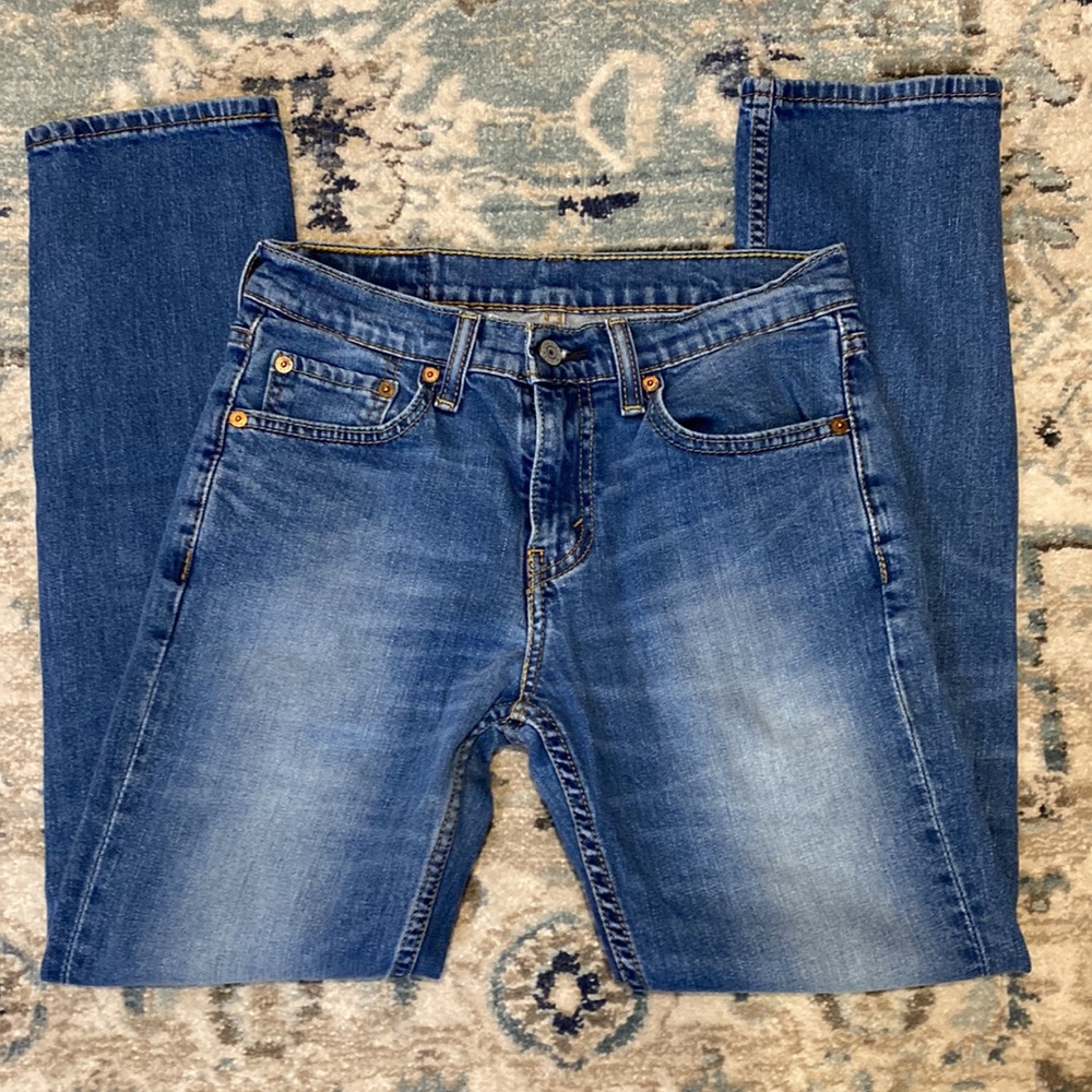 Levi Strauss 511 Blue Denim Skinny Jeans